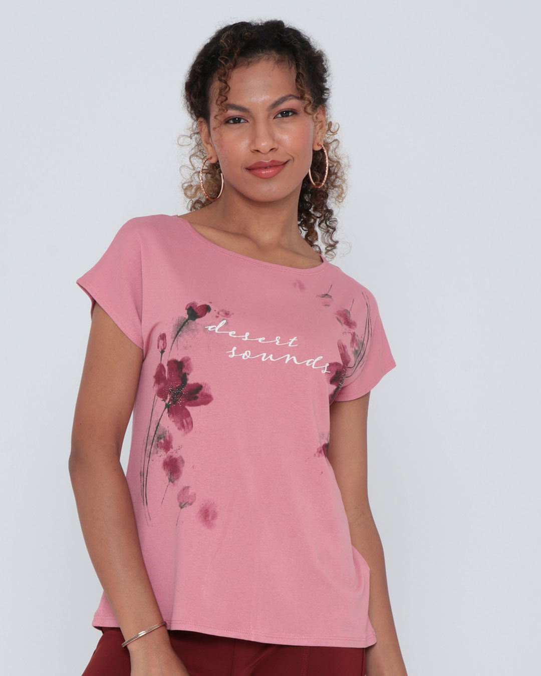 Blusa Estampada Flores