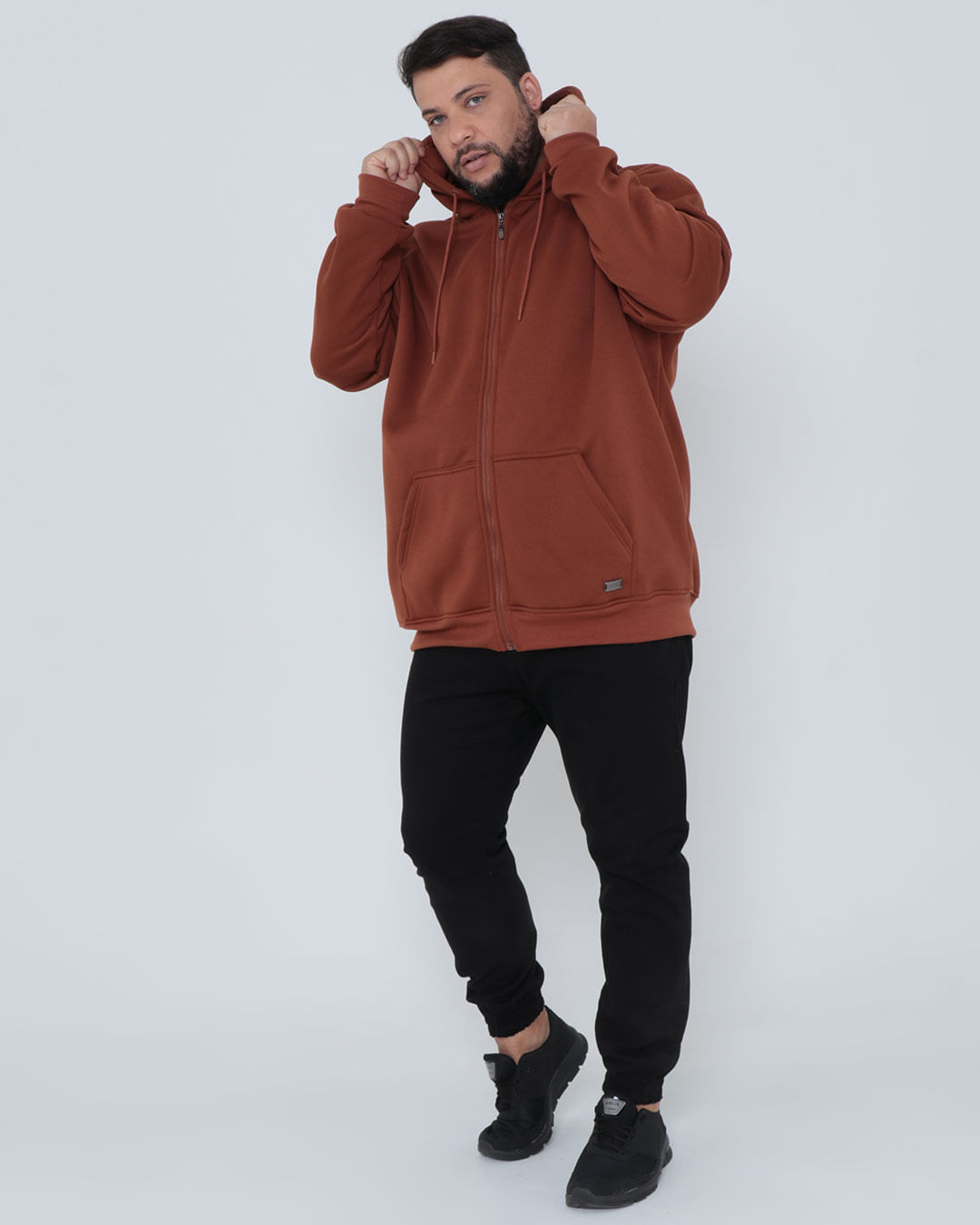 Moletom-Obh01-Opened-Bas-Hood-Plus---Marrom-Medio