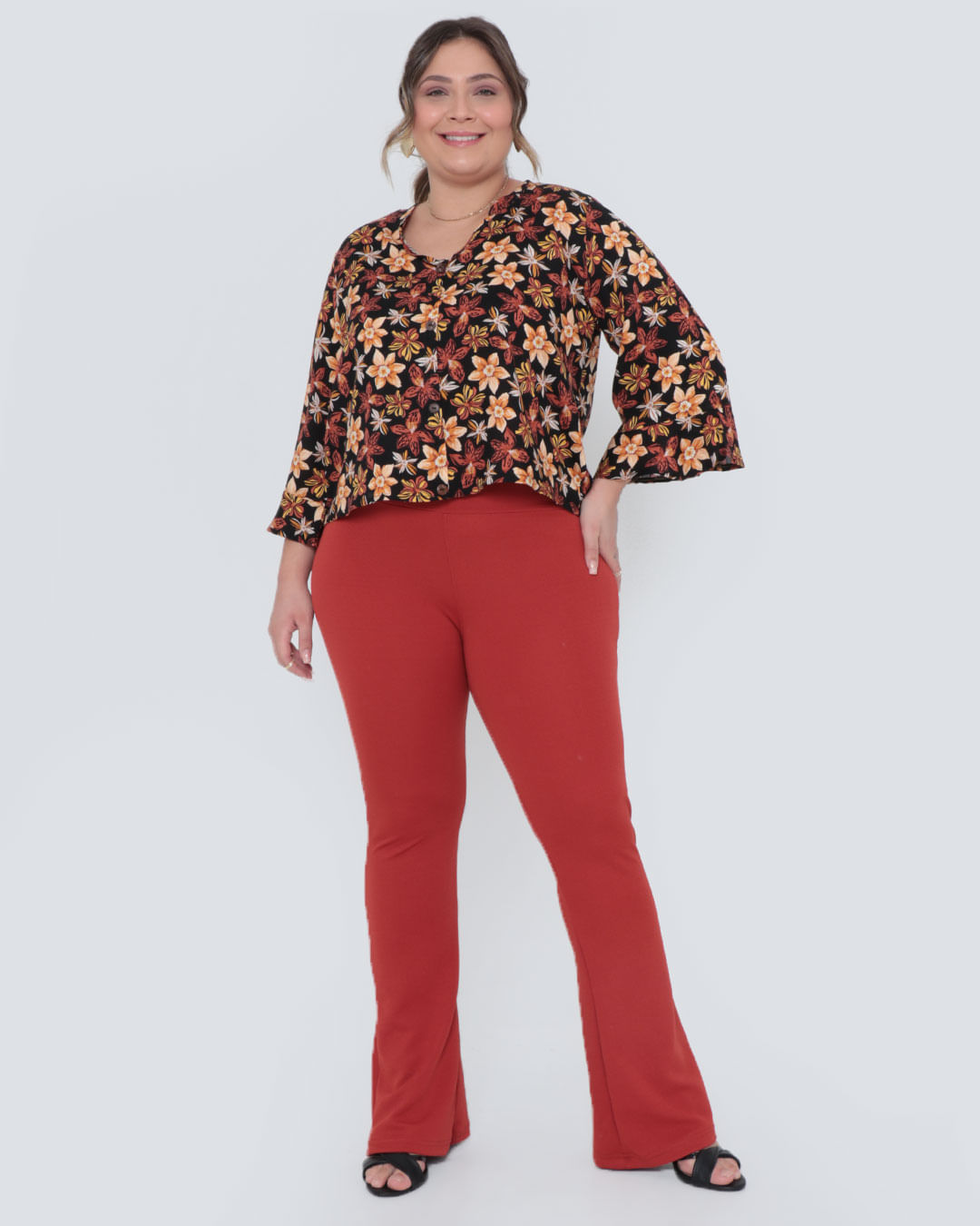 Calca-1844terracota-Flare-Crepe---Vermelho-Medio