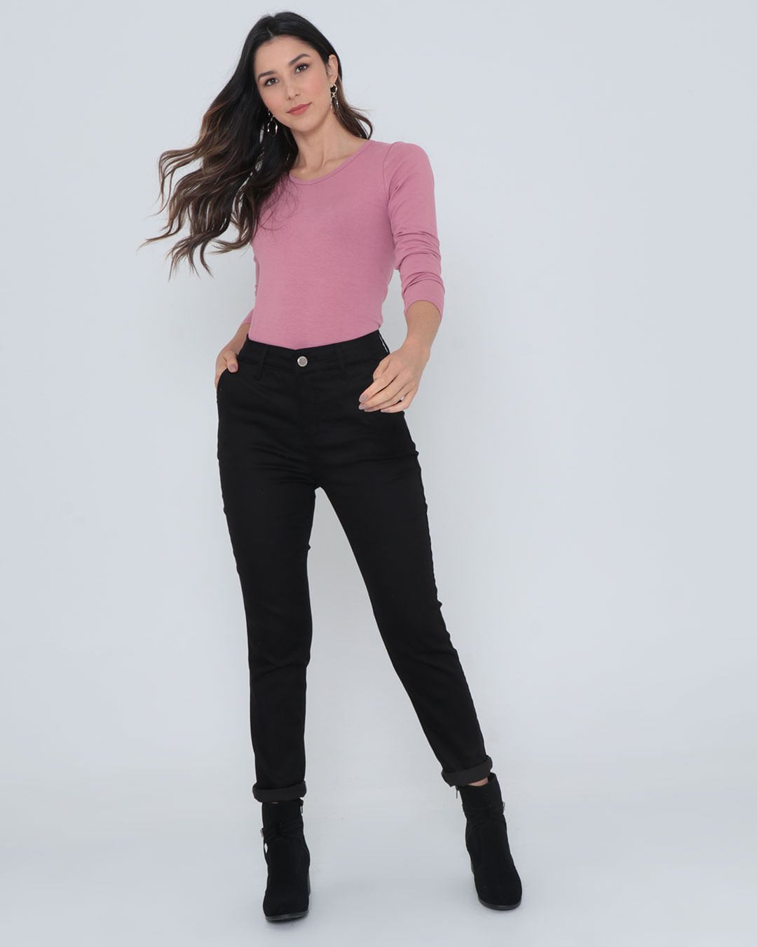 Blusa-3969-Gola-V-Ml-Rose---Rosa-Claro