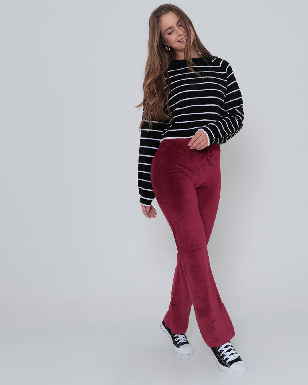 Sueter-Listrado-Fem-Fas-Jov107321---Preto-Listrado