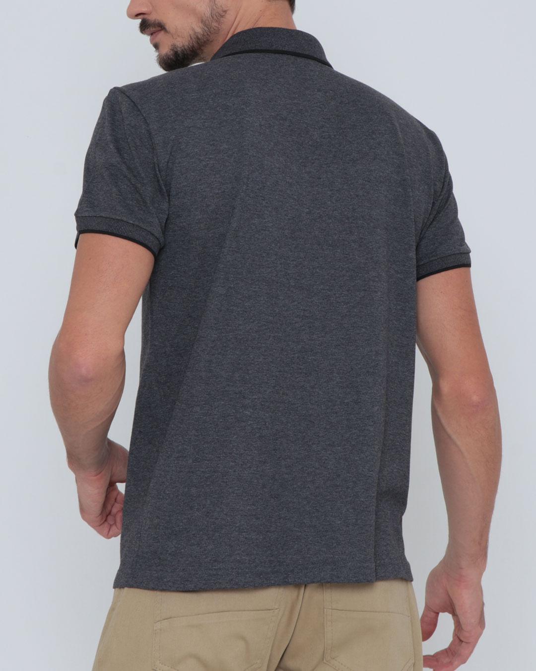 Polo-Preto-Fio-Branco-Pgg---Mescla-Escuro