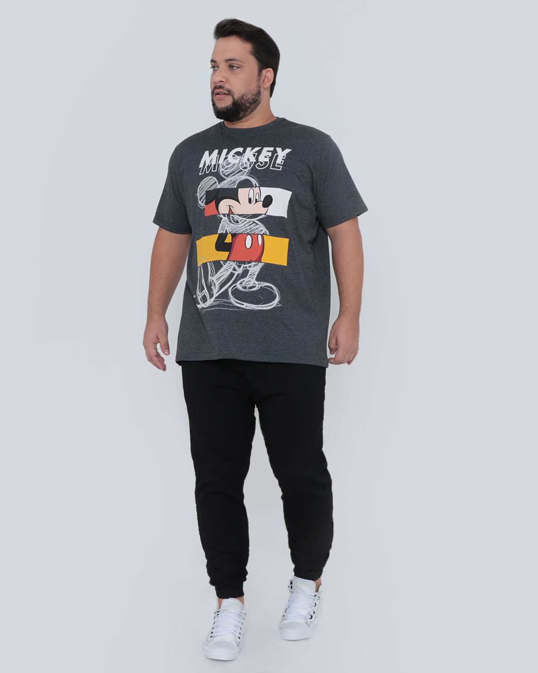 Camiseta-0018988-Mickey-Plus---Mescla-Escuro