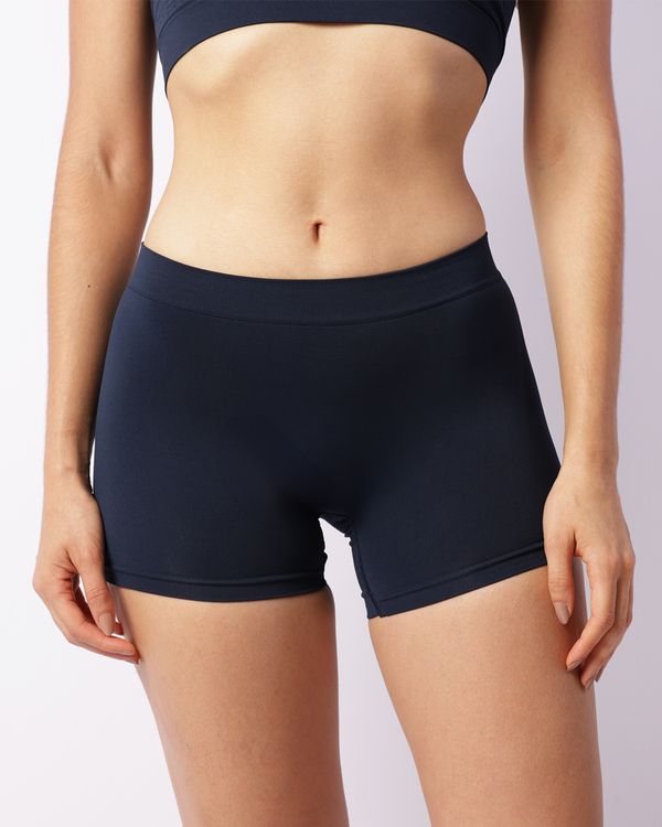 Calcinha Feminina Caleçon Sem Costura Marinho G