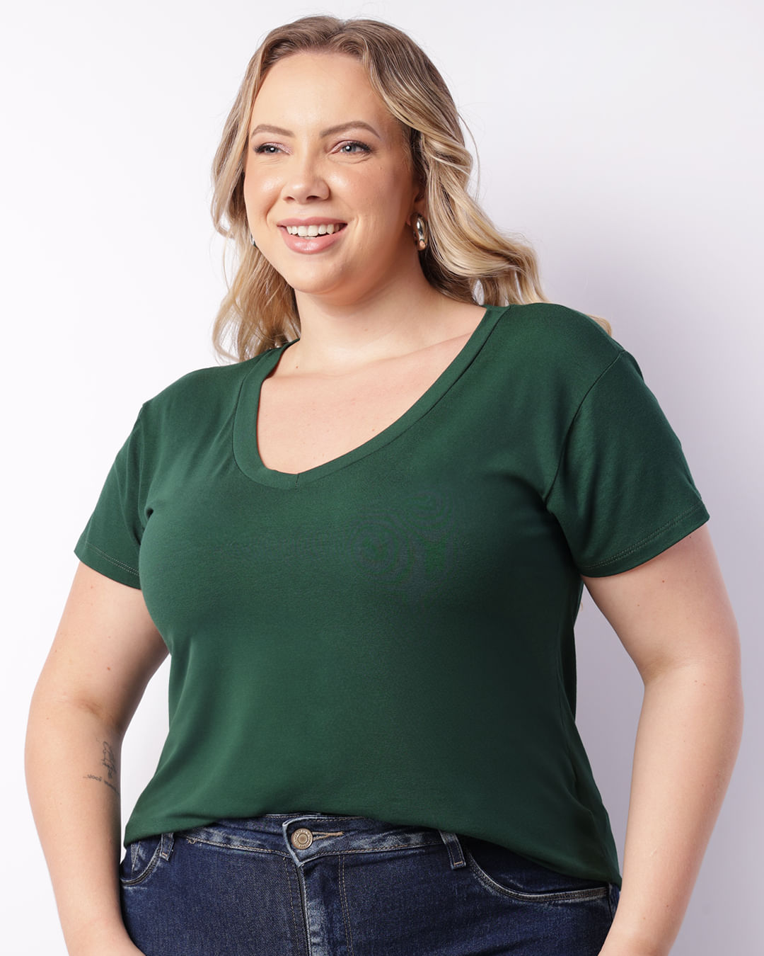 Tshirt-Decote-V-15307t-Verde---Verde