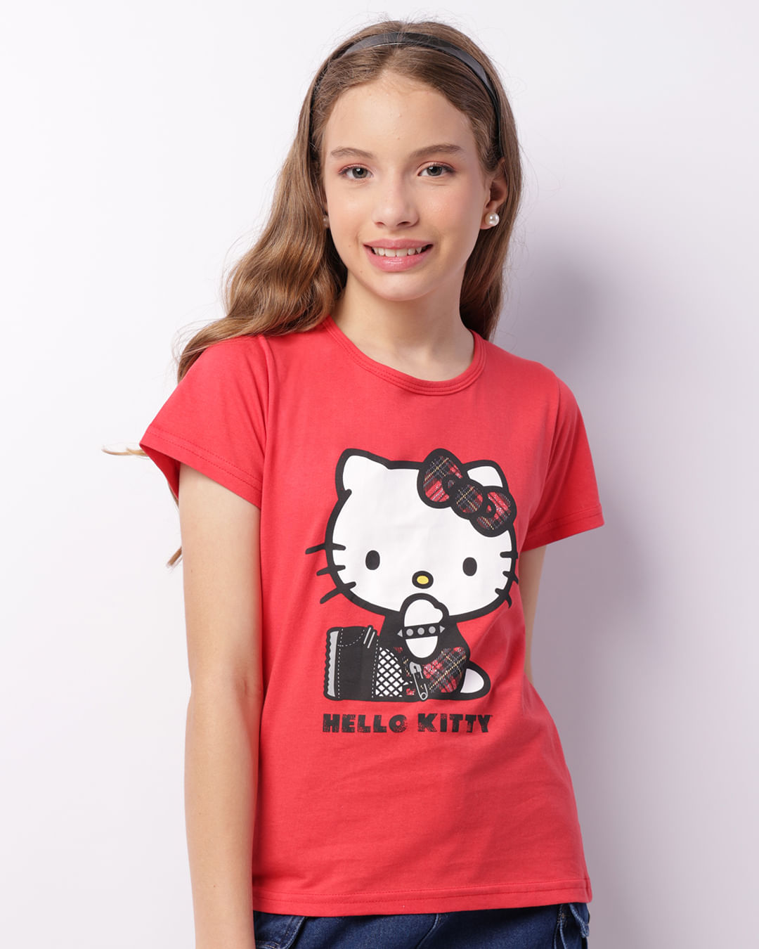 Blusa-Tral1039-Mc-Xadrez-F1016-Hkitty---Vermelho