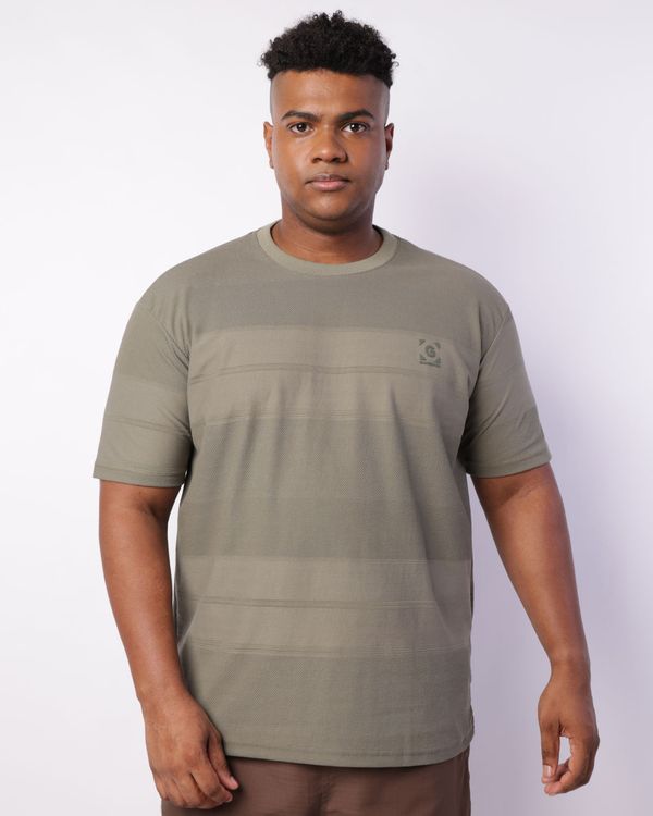 Camiseta Plus Size Masculina Gangster Verde G4