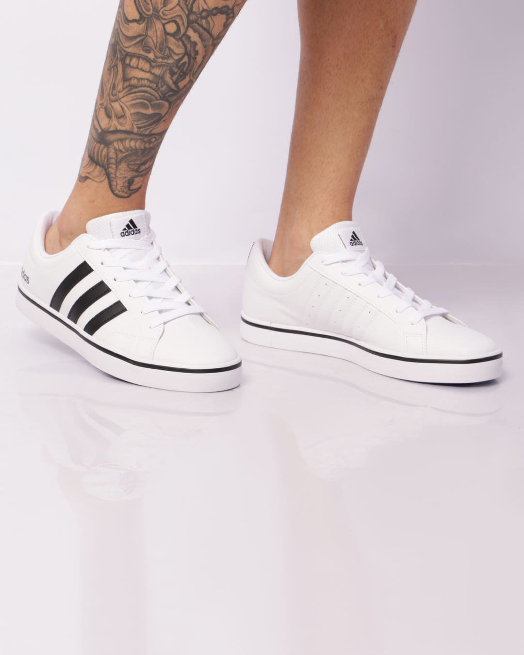 Tênis Masculino Casual Adidas Vs Pace Branco