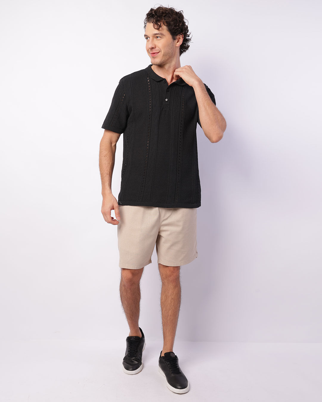 Polo-Tricot-4161-Zidane---Preto