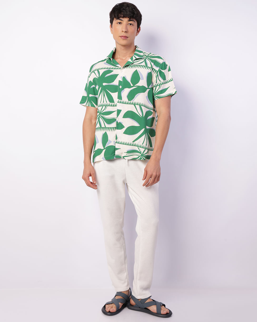 Camisa-Estampada-Verde-440472-Pxgg---Verde-Floral