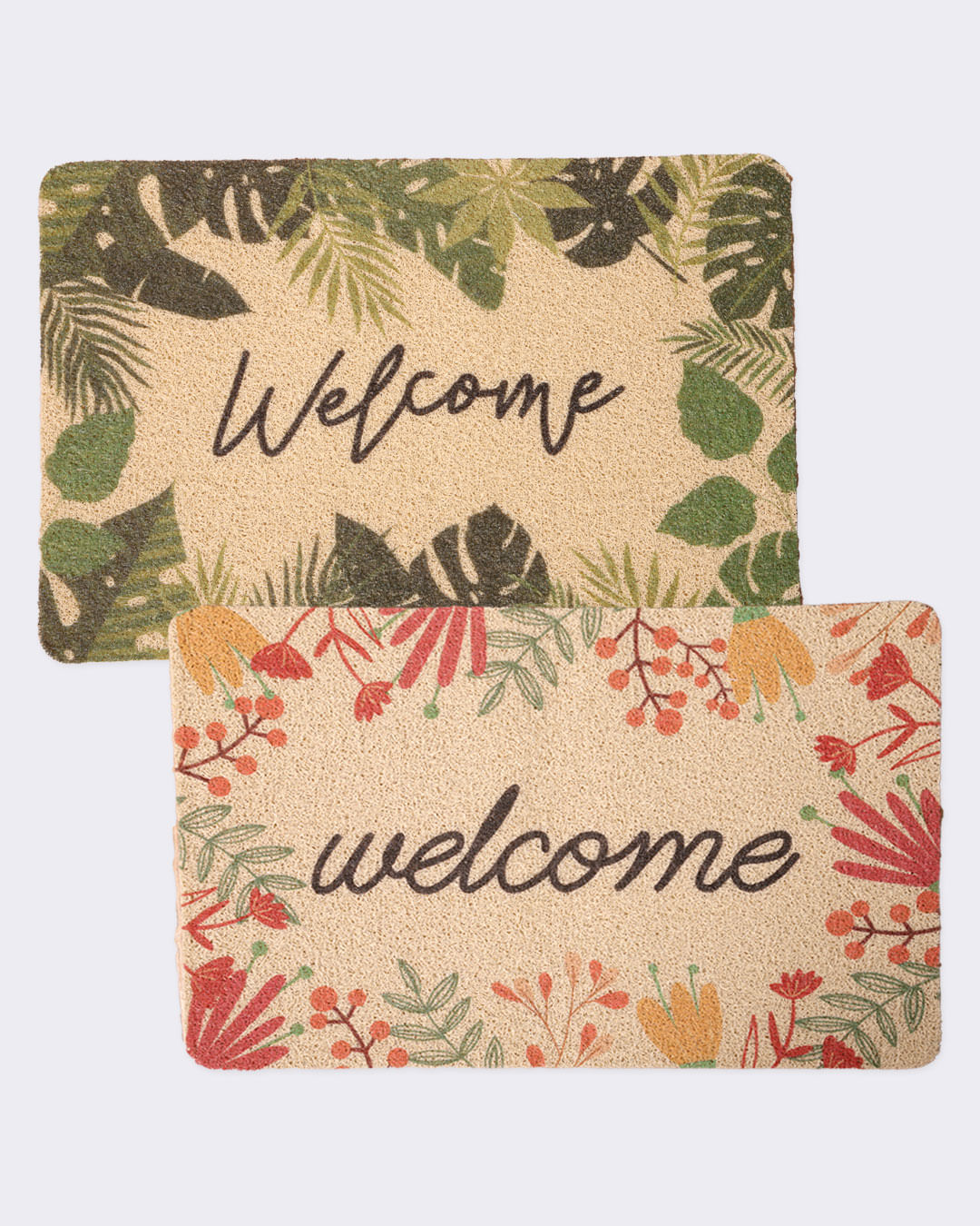 Capacho-Vinil-40x60-Welcome-Color---Bege-Medio