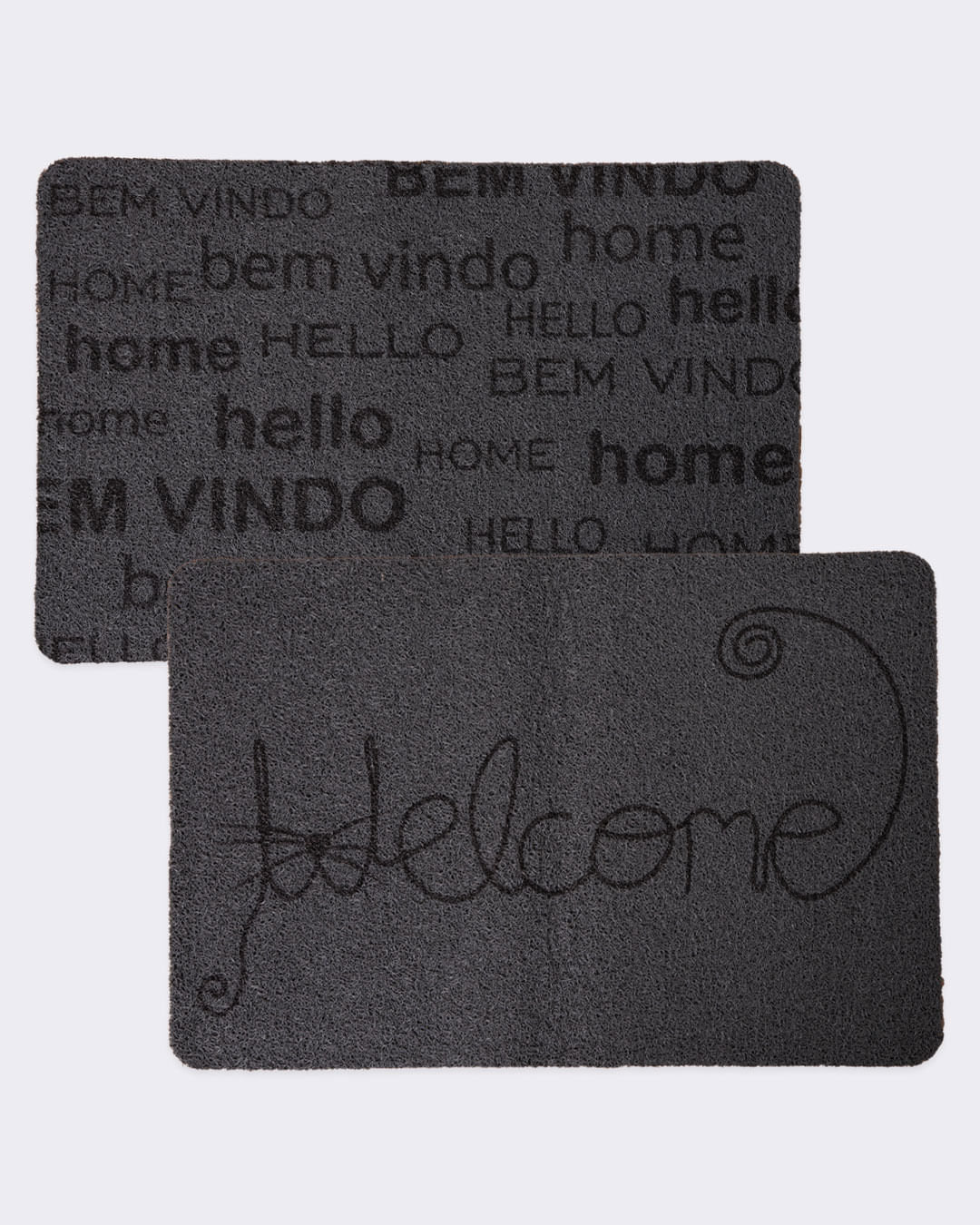 Capacho-Vinil-40x60-Welcome-Cinza---Preto