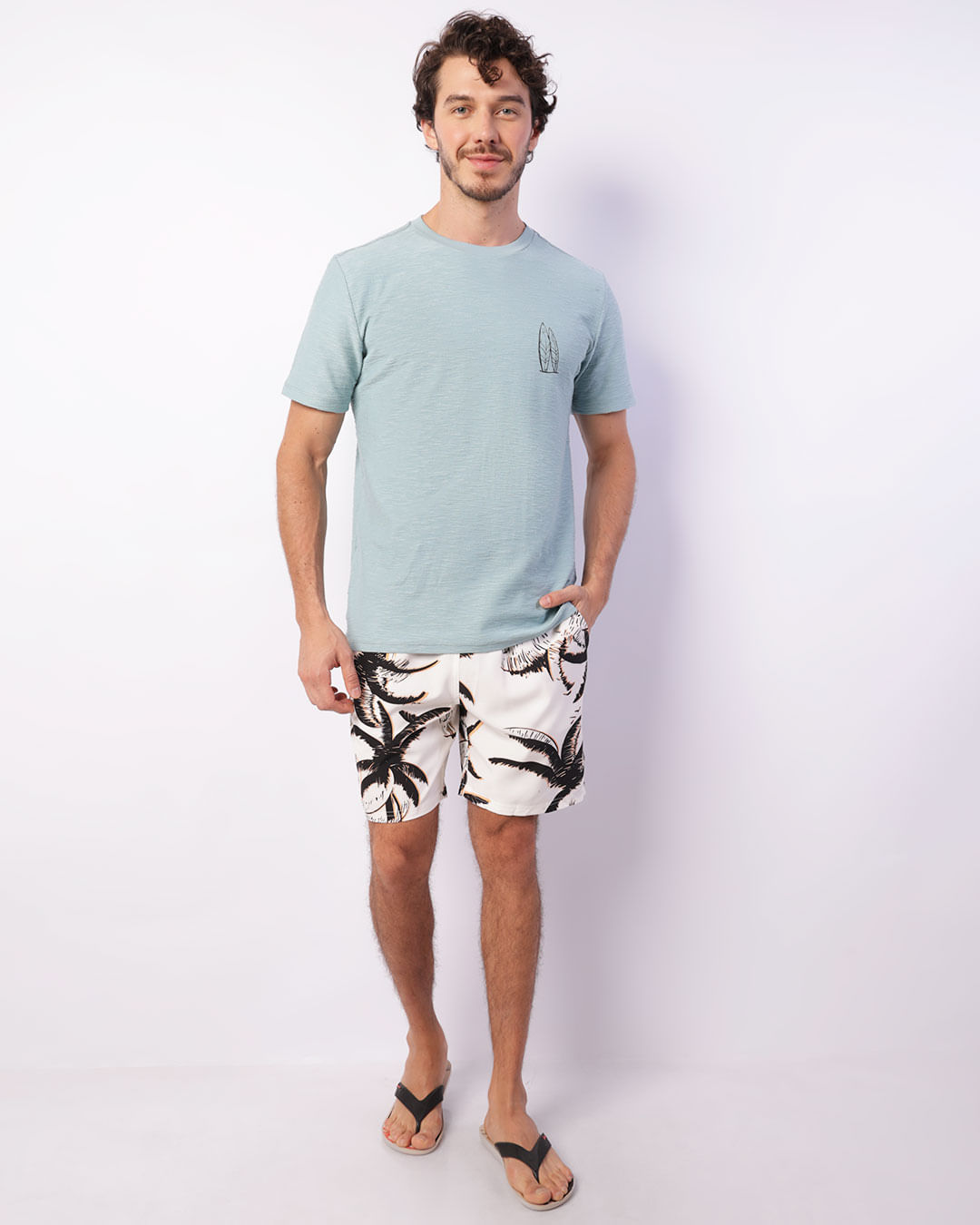 Short-Tact-elas-440451---Estampado-Claro