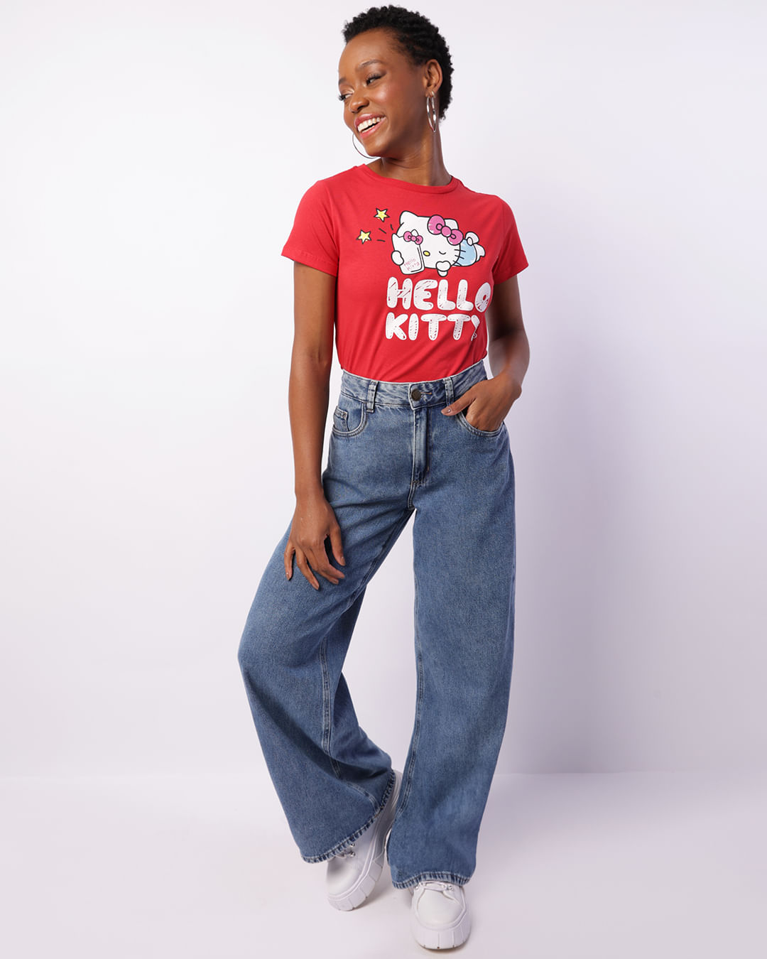 Camiseta-Mc-Hkitty-Pgg-Ver-P11---Vermelho