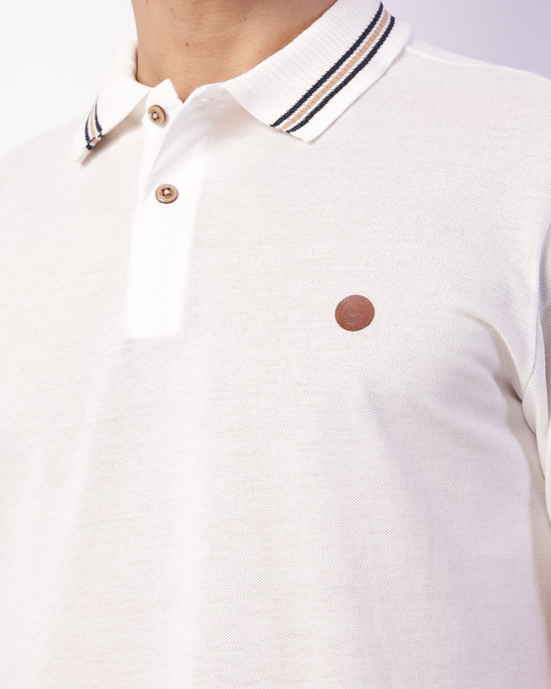 Polo-460055-Piquet---Off-White