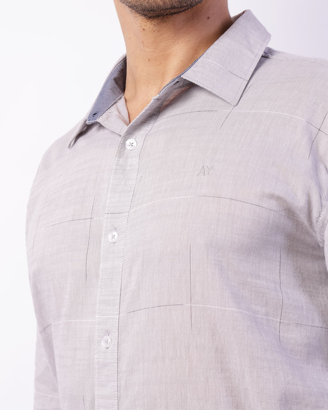 Camisa-Ml-Xadrez-Cinza-Pgg---Cinza-Claro