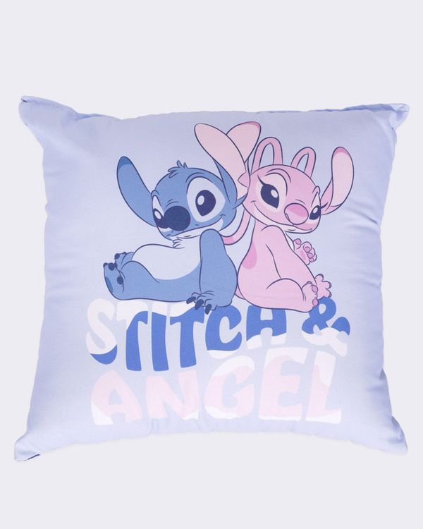 Almofada Infantil 40cmx40cm Disney Stitch E Angel Lilás UN