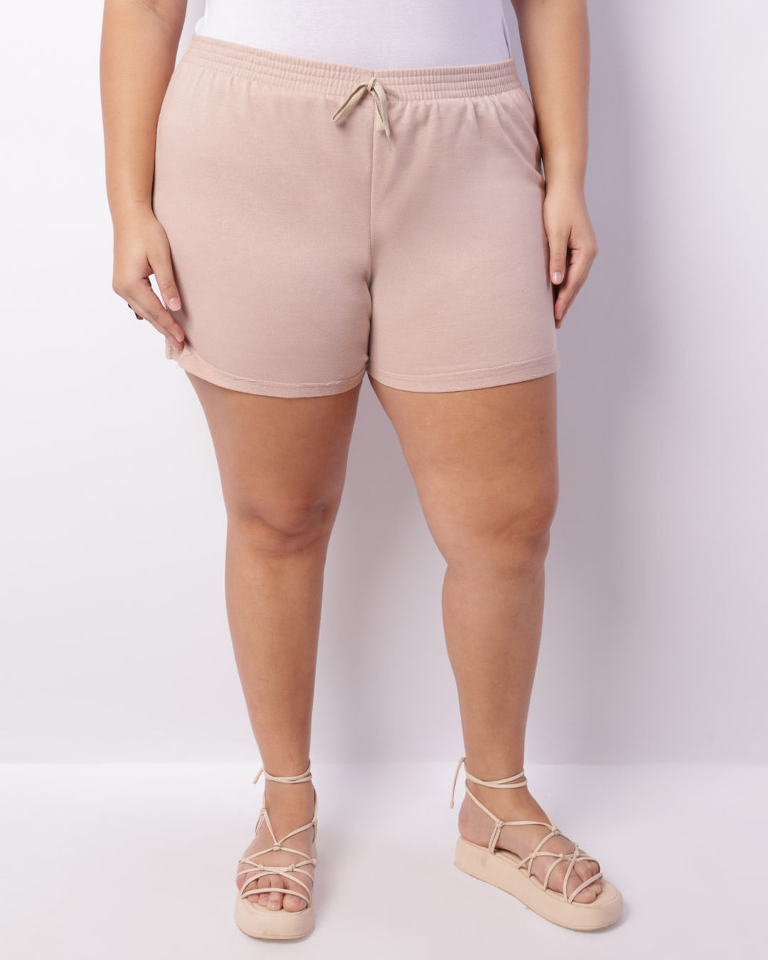 Shorts-Bl934-Moletin-Cos-Elastico---Bege