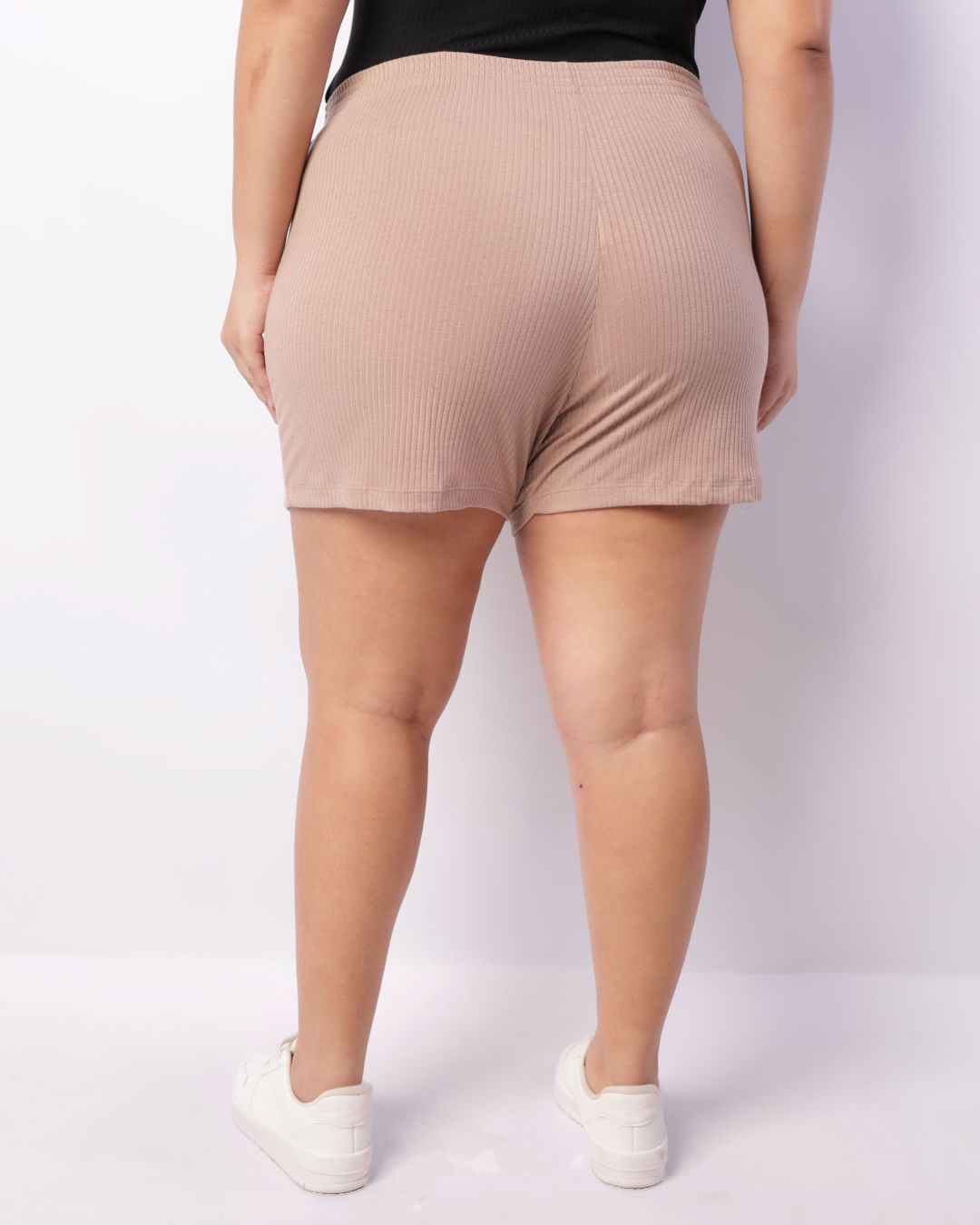 Shorts-Bl933-Canelado-Cos-Elast-Etq---Bege