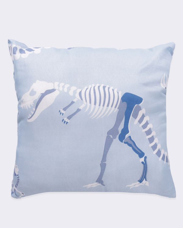 Almofada Infantil 40cmx40cm Estampa Gorgossauro Azul UN