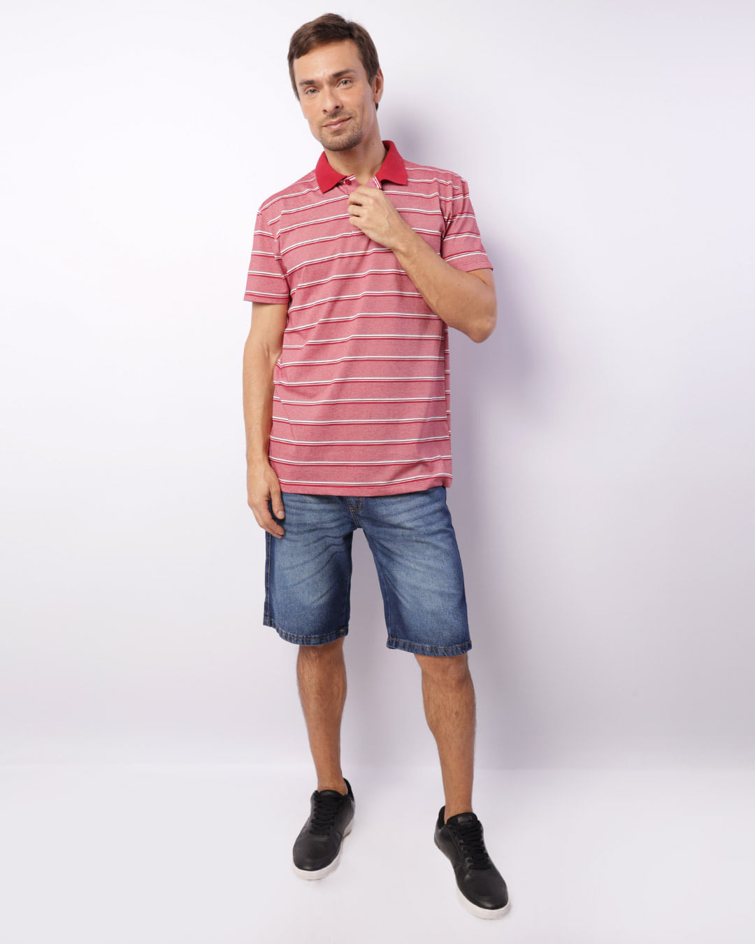 Polo-622-Listrada-Verm---Vermelho