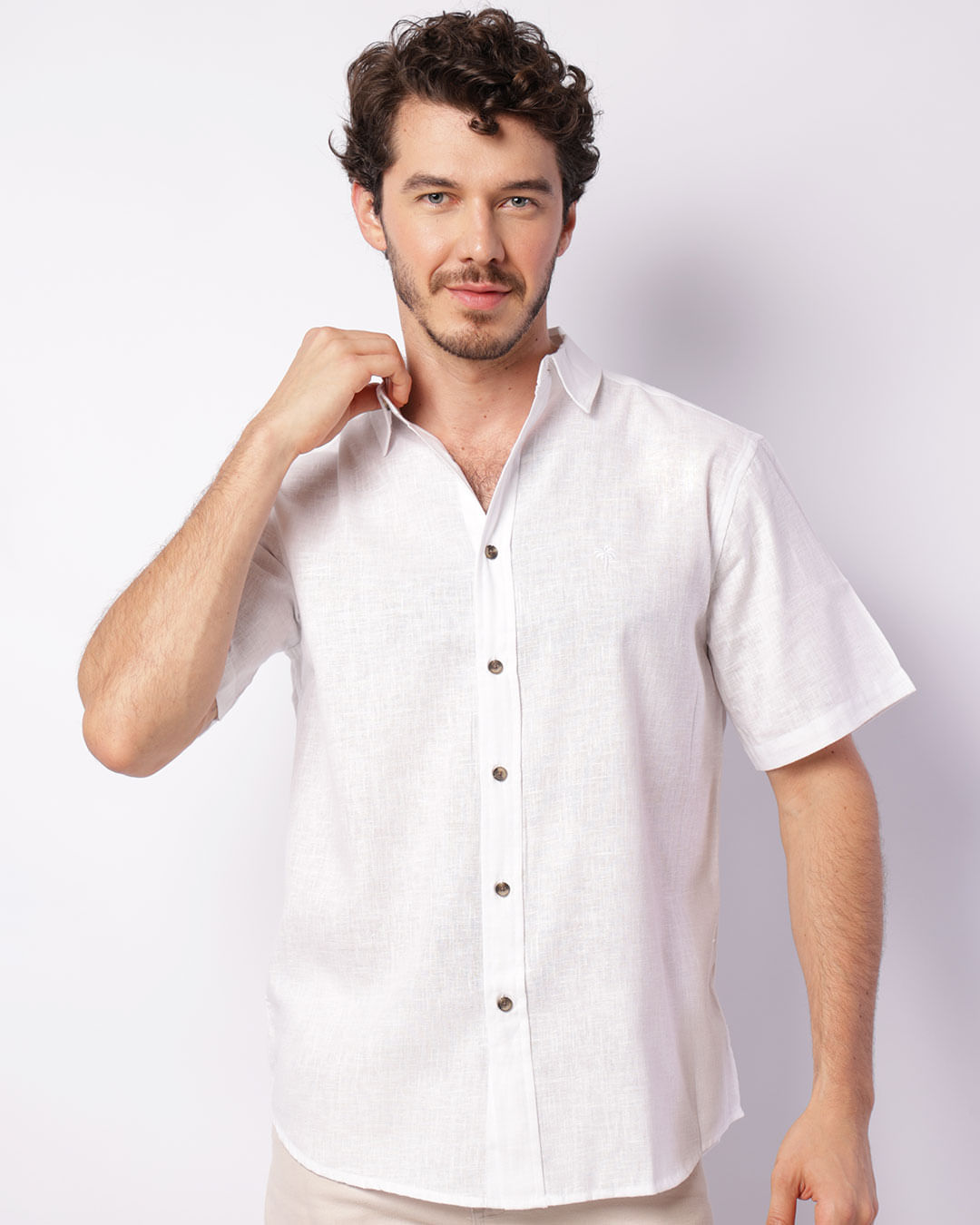 Shirt-Short-Sleeve-Branco---Branco