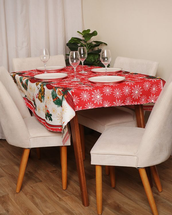 Toalha de Mesa 140cm x 140cm Raner Estampa E Cores Natalina Sortida UN