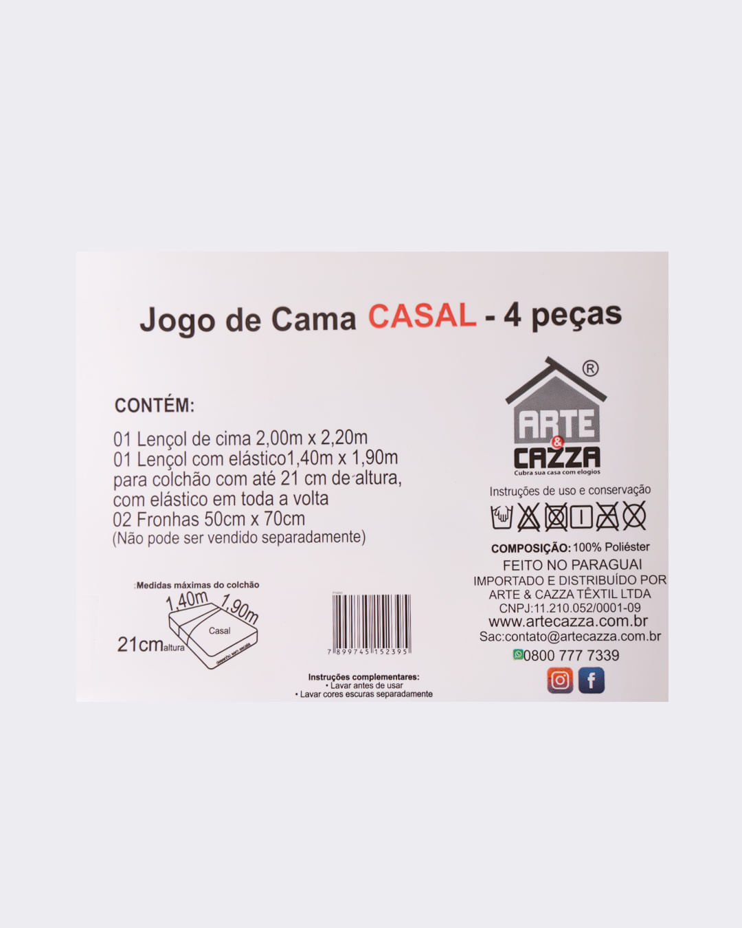 Jogo-Ac2003-Microfibra-Casal-4pcs---Rosa