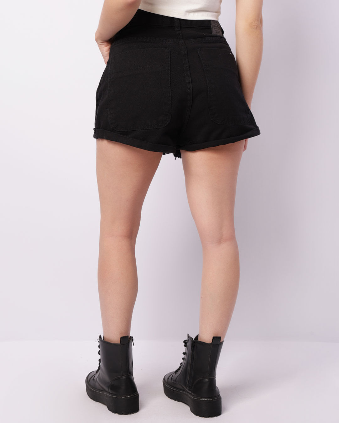 Shorts-Sarja-Cinto-Tecido-61972---Preto