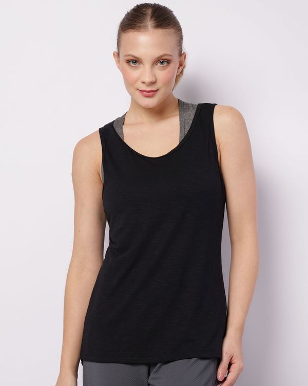 Regata Fitness Feminina Fitter Preto P
