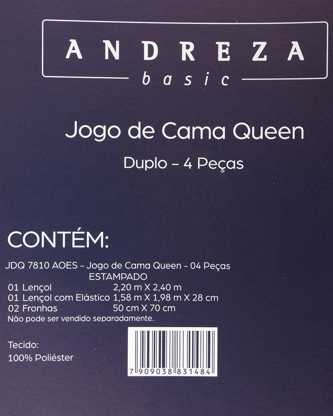 Jogo-De-Cama-Queen-–-4-Pecas---Azul-Listrado