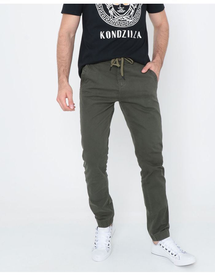 Calca-Masculina-Jogger-Sawary-Jeans-Verde