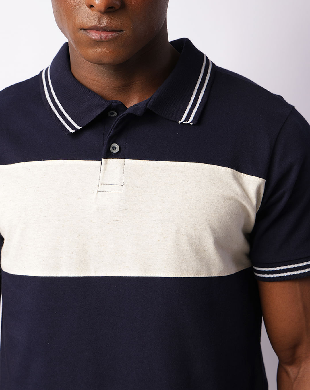 Polo-P2204-Recorte-Linho---Marinho