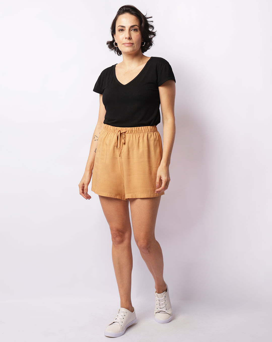 Shorts-Elast-Viscose-214279---Bege