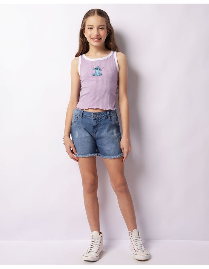 Shorts-1052-Jeans-B-Desfiad-Fem-1016---Blue-Jeans-Medio