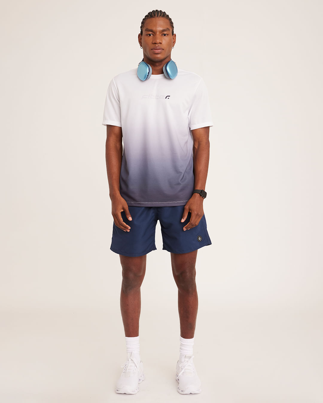 Camiseta-Esportiva-Masculina-Laise-Degrade-Manga-Curta-Branca