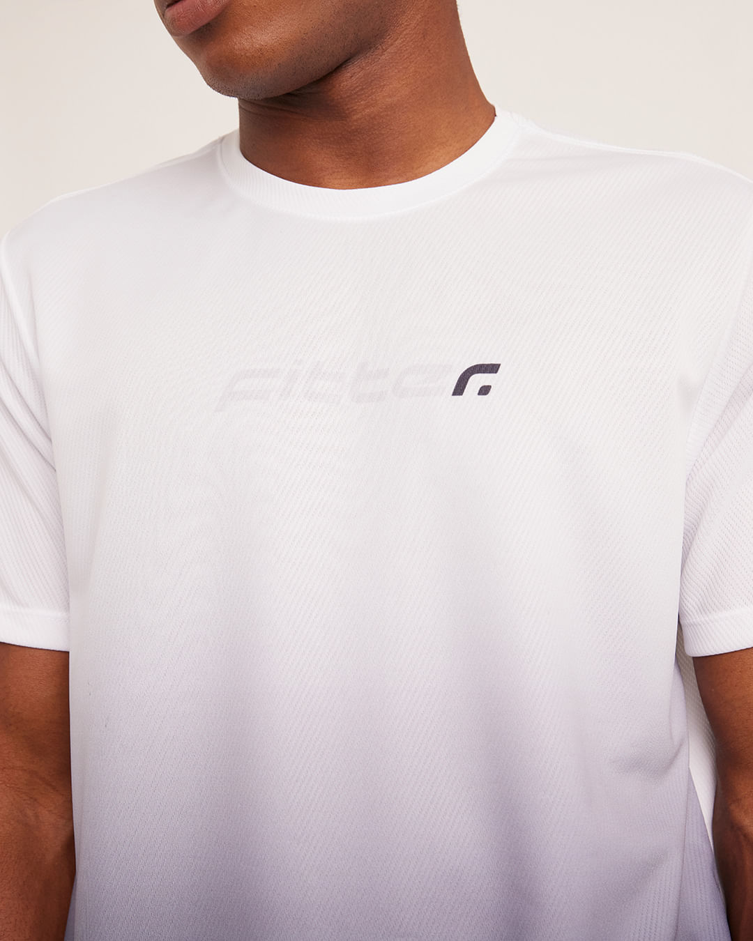 Camiseta-Esportiva-Masculina-Laise-Degrade-Manga-Curta-Branca