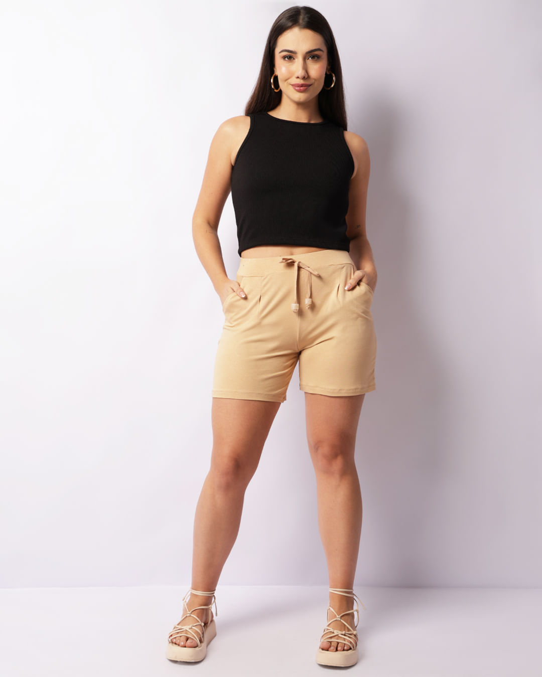 Bermuda-Moletinho-Cord-Pont---Khaki