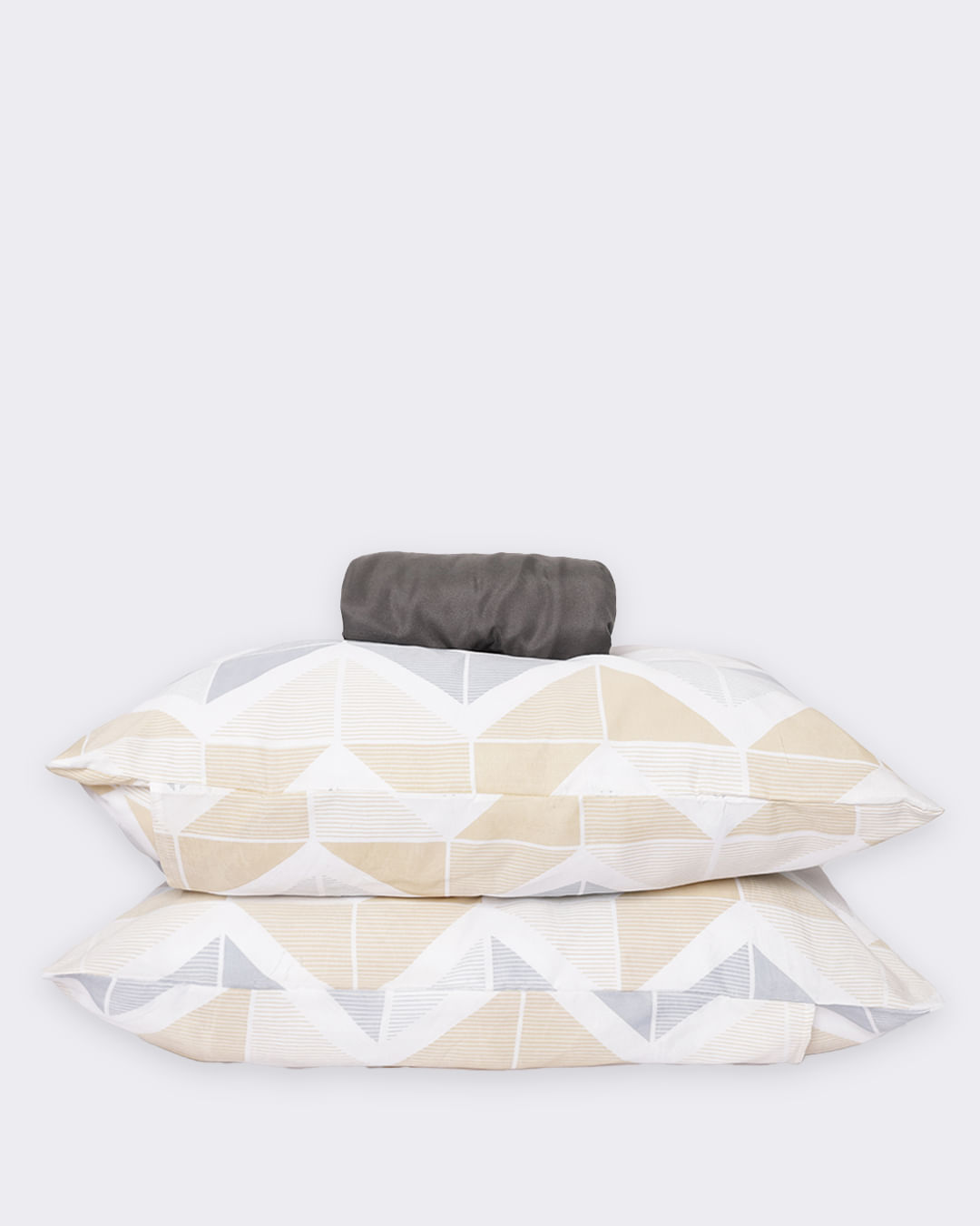 Jg-De-Cama-Queen-3-Pcs-Etnico---Cinza-Listrado