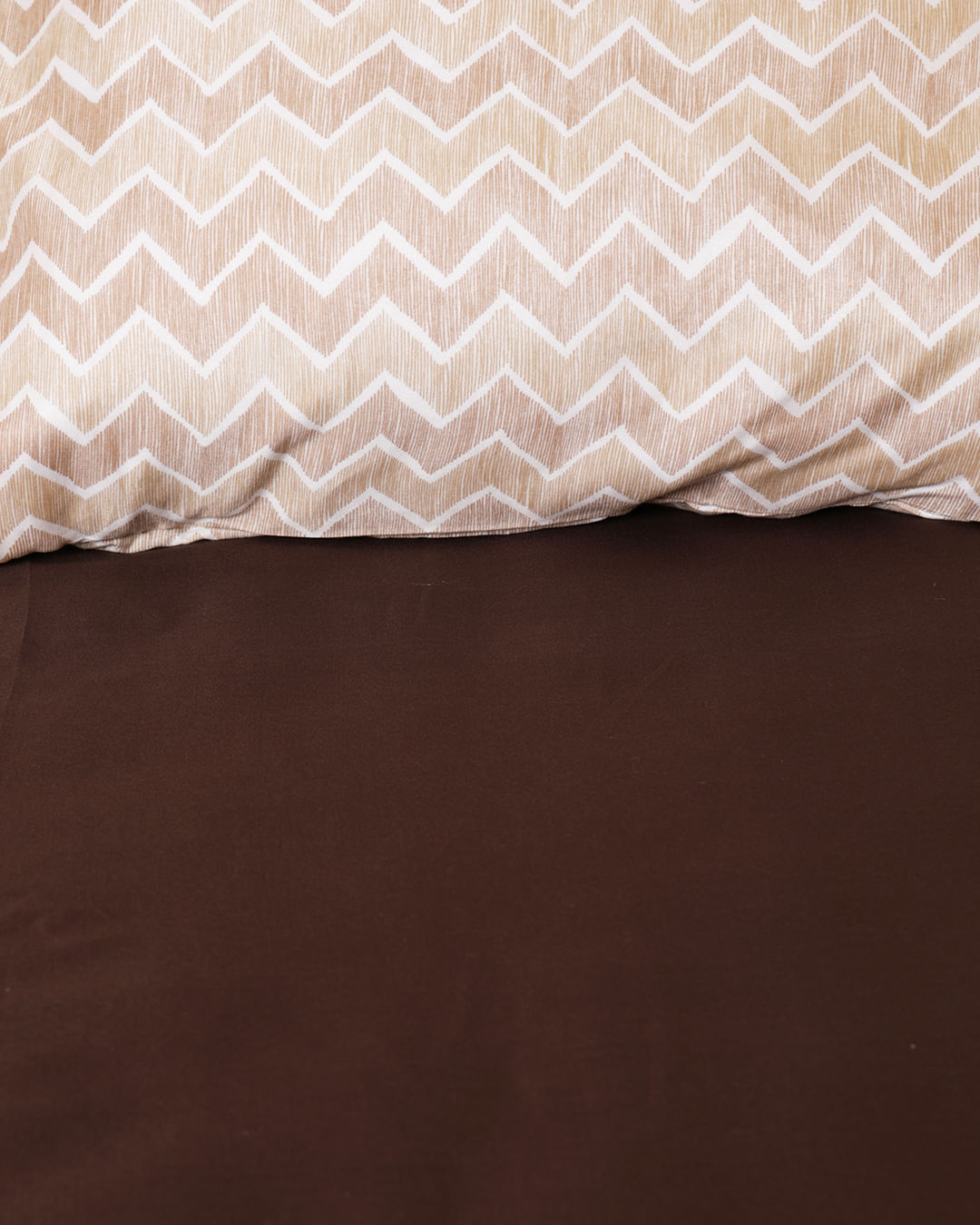 Jg-De-Cama-Queen-3-Pcs-Etnico---Marrom-Escuro