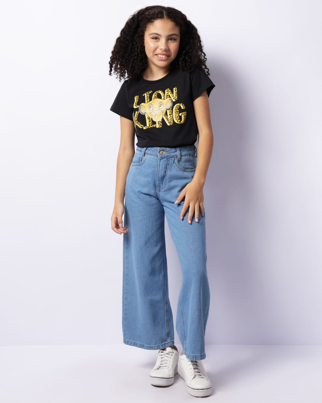 Calça Jeans Juvenil Wide Leg Ofertas Lojas Torra