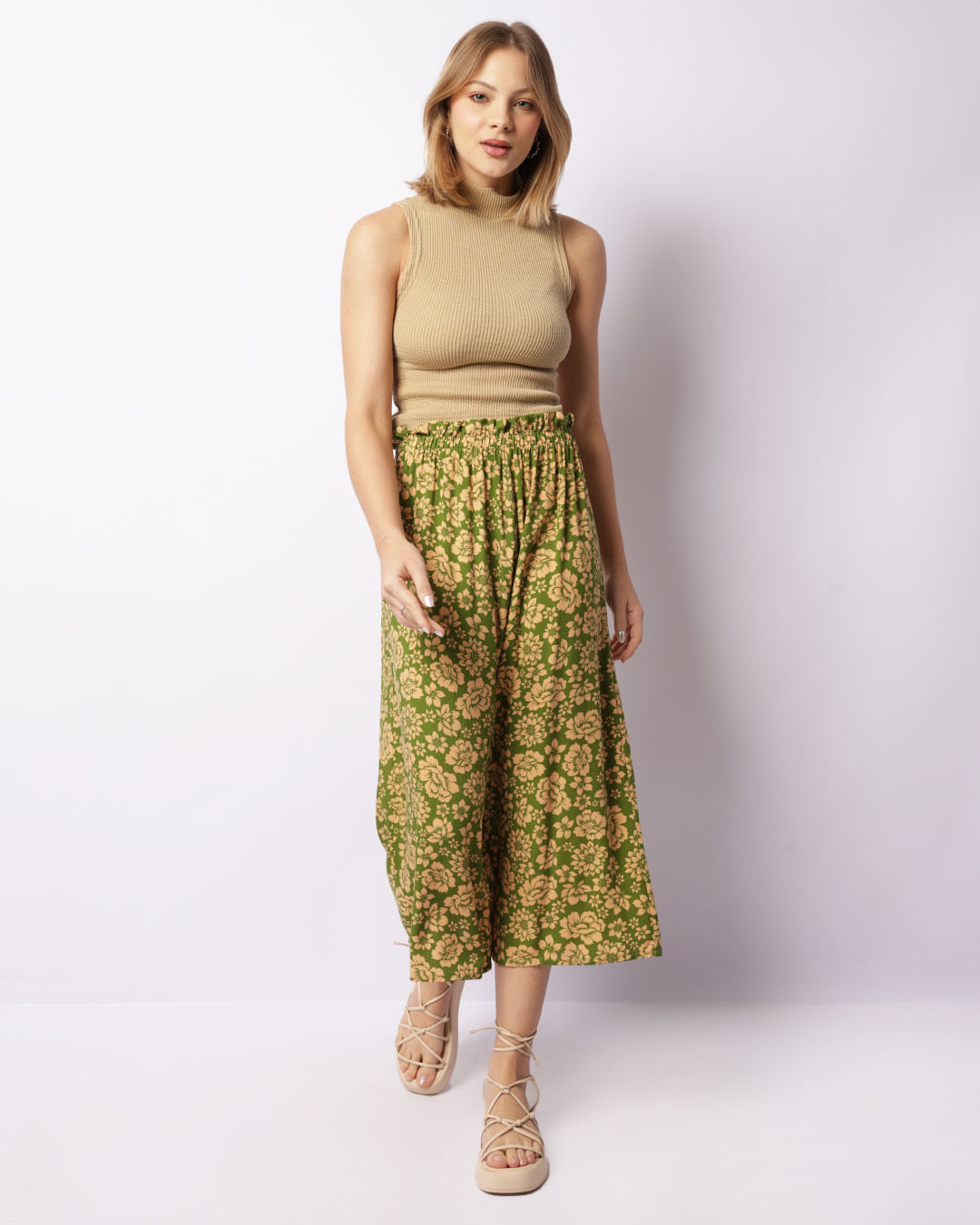 Pantacourt-Estampada-9010re-Prog---Verde-Floral