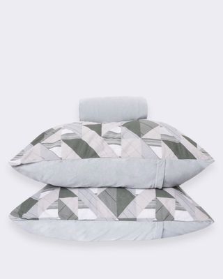 Jg-De-Cama-Cs-Slim-3-Pcs-Moderno---Cinza-Listrado