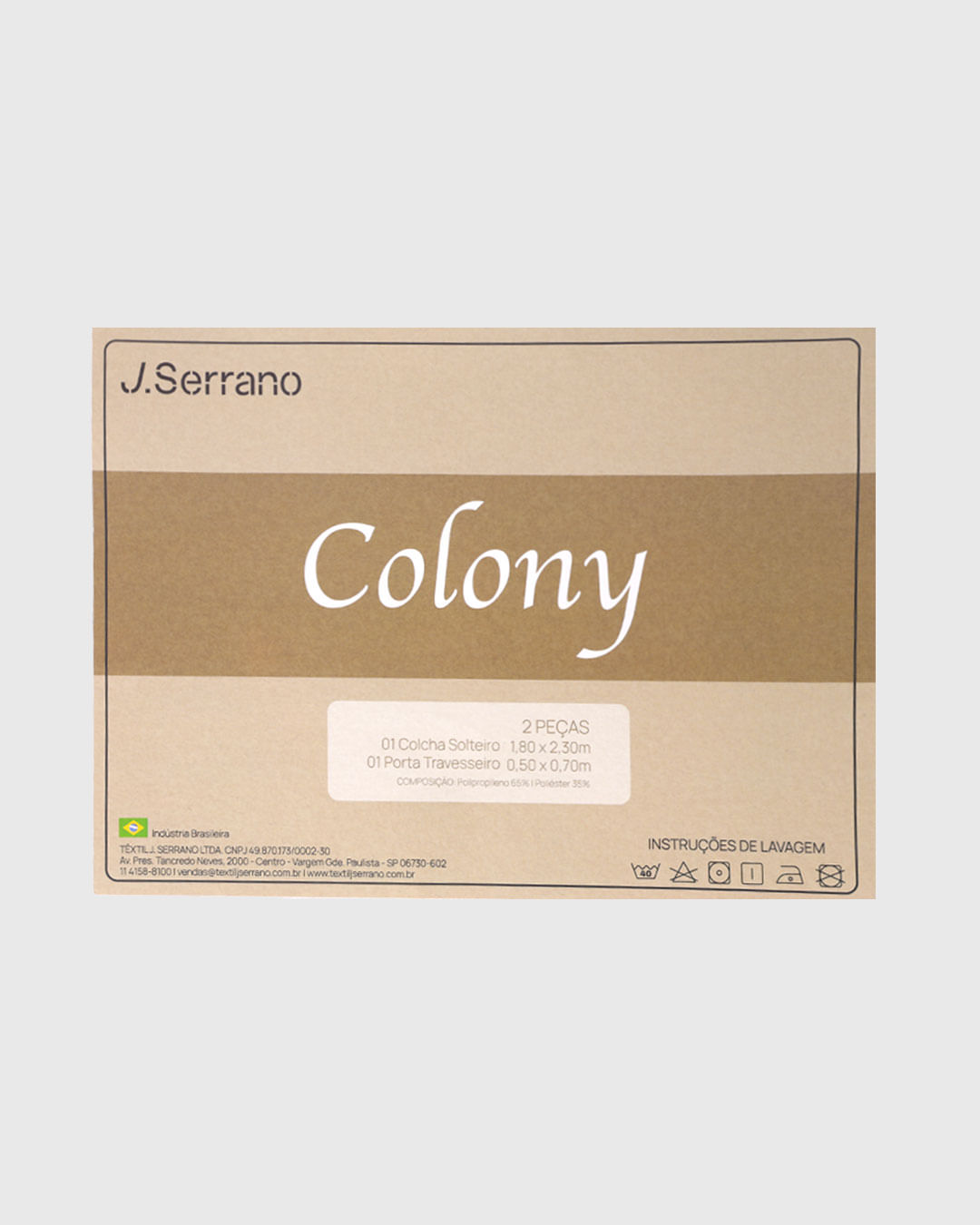 Kit-Colony-Bricks----180x-230---Bege-Medio