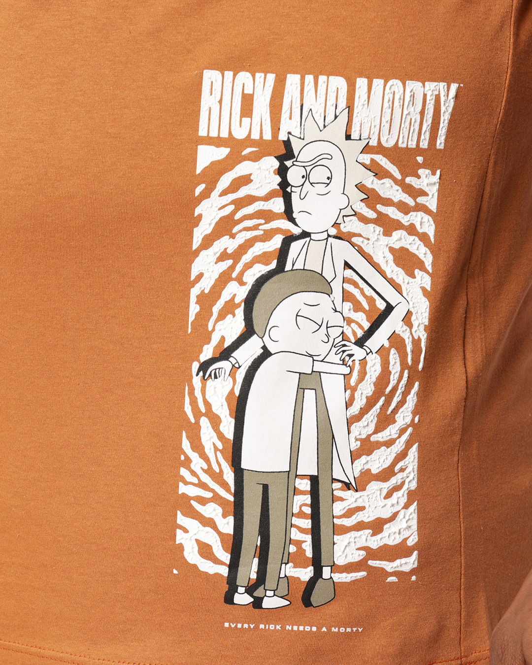 Camiseta-Trw195068-Rmorty-Plus---Marrom-Medio