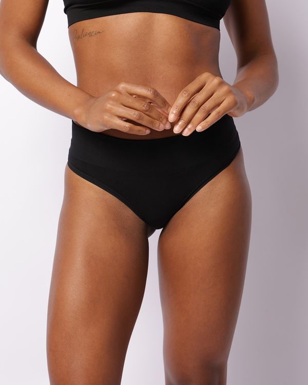 Calcinha Feminina Fio Dental Zee Rucci Preta GG