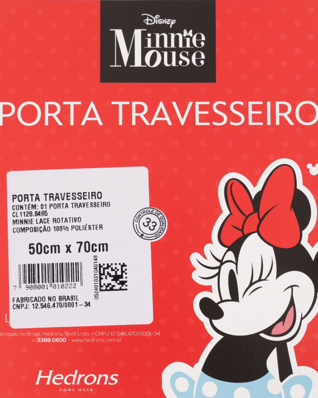 Porta-Travesseiro-55cmx80cm-Minnie-Lace---Estampado