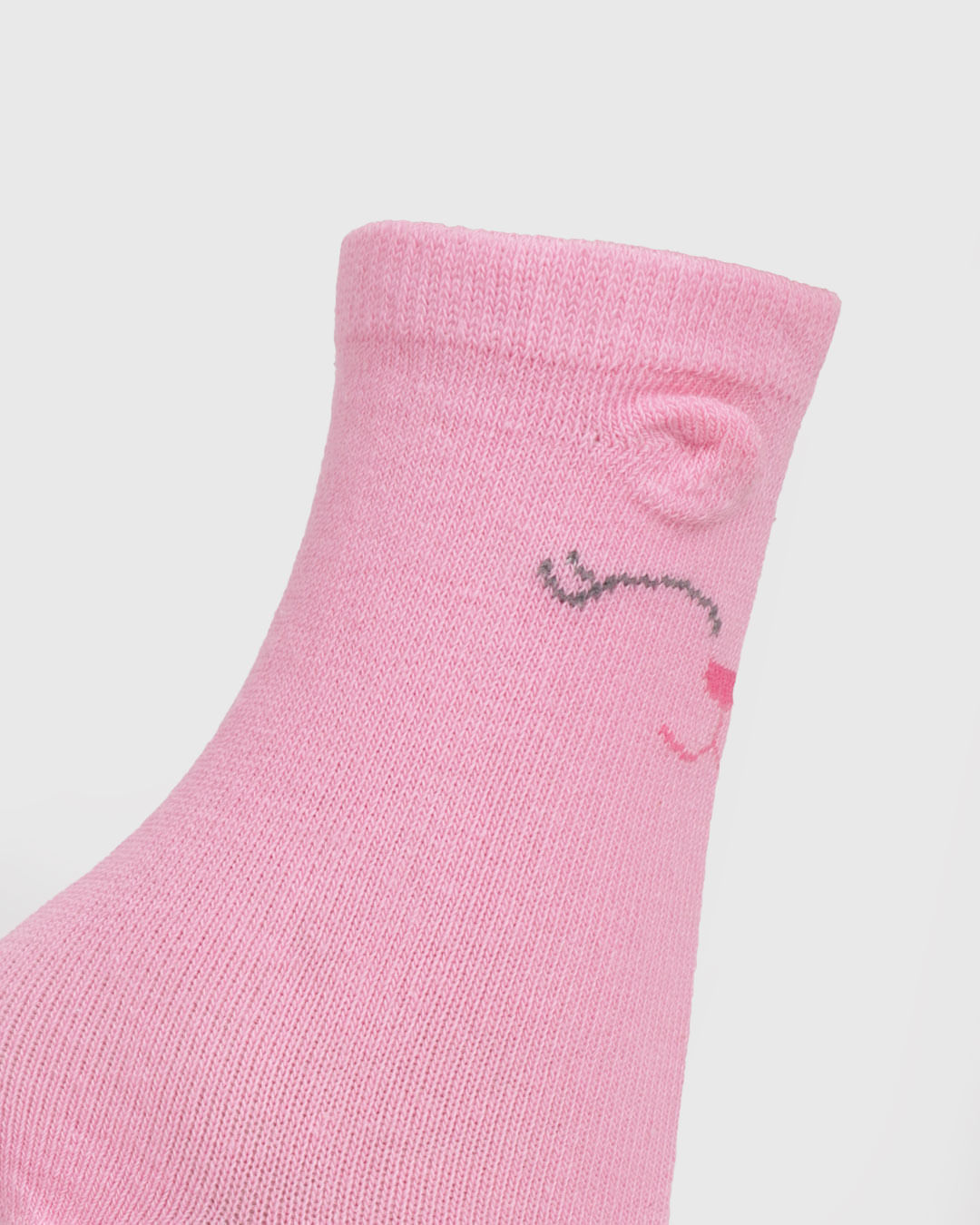 Kit-2-Pares-De-Meia-Infantil-Cano-Longo-Estampada-Rosa-E-Cinza