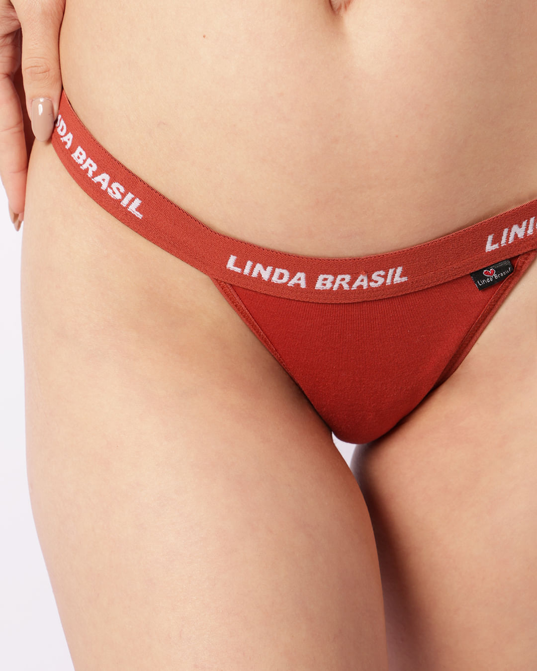 Calc2405string-Lisa-Elastico-Largo---Terracota-Medio
