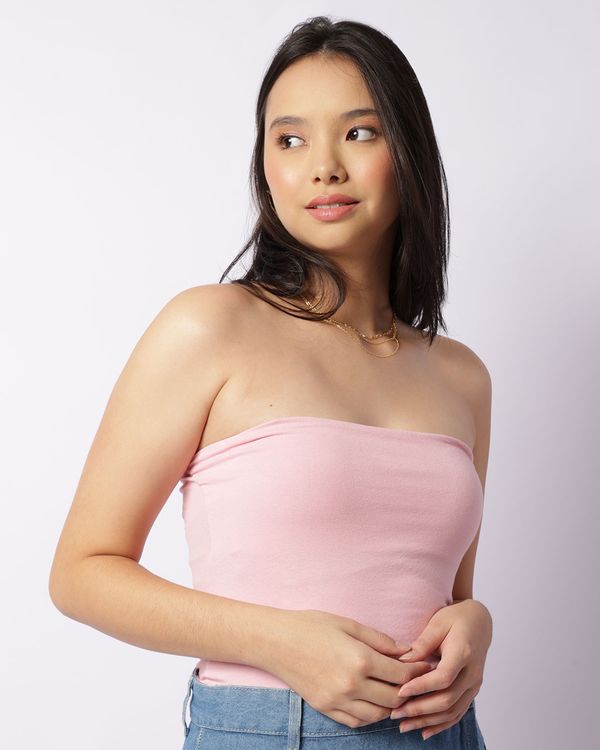 Blusa Feminina Cropped Tomara Que Caia Rosa M